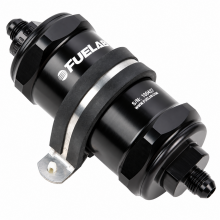 Fuelab Black -6AN In-Line Fuel Filter (10 Micron)